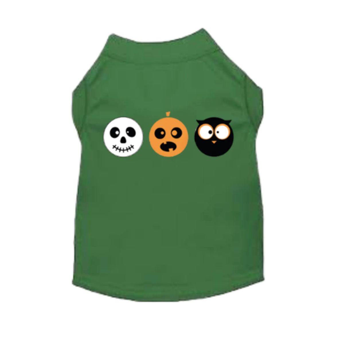 Boo Crew Faces Graphic Dog Tee