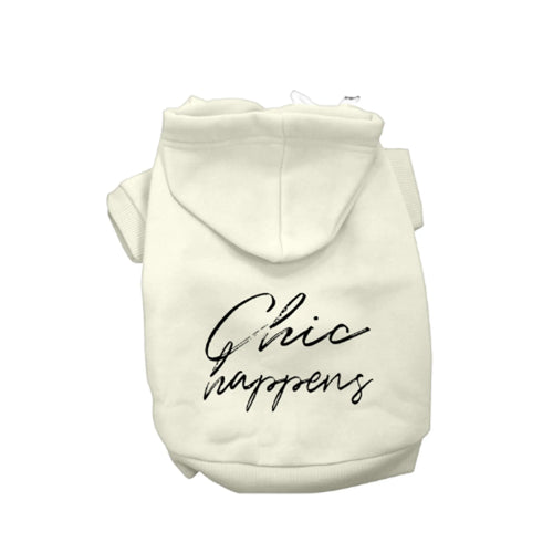 Chic Happens Dog Hoodie