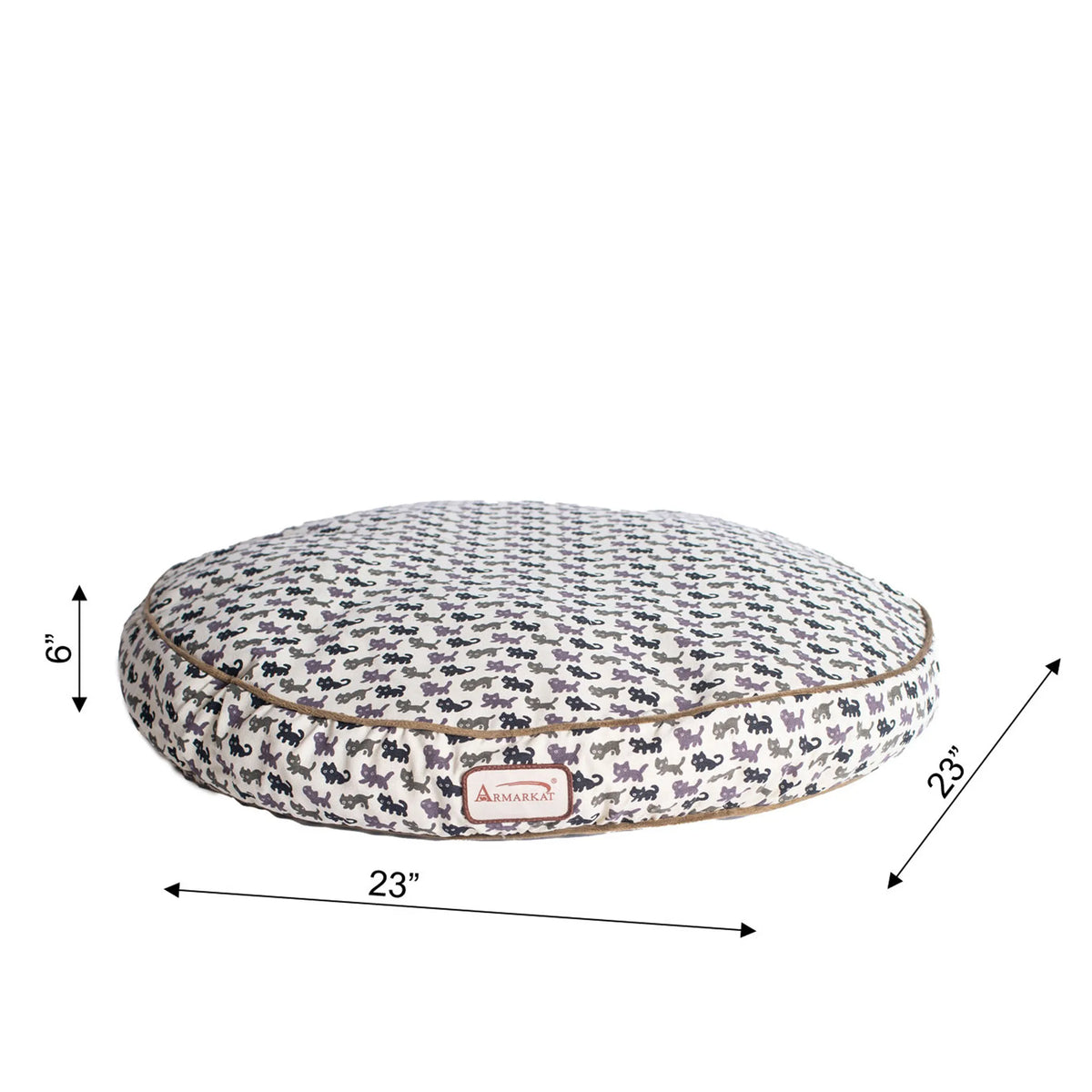Armarkat Dog Bed Polyfilled Pet Cushion Crate Mat Soft Pad