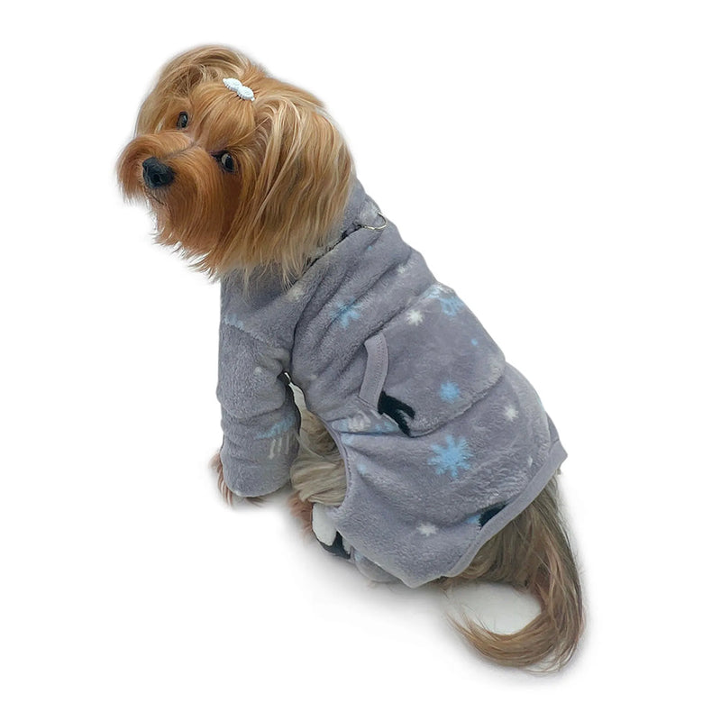 Ultra Thick Plush Penguins Turtleneck Pajamas