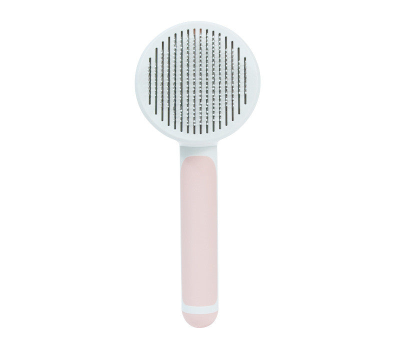 Easy-Release Round Handle Grooming Comb — view 8