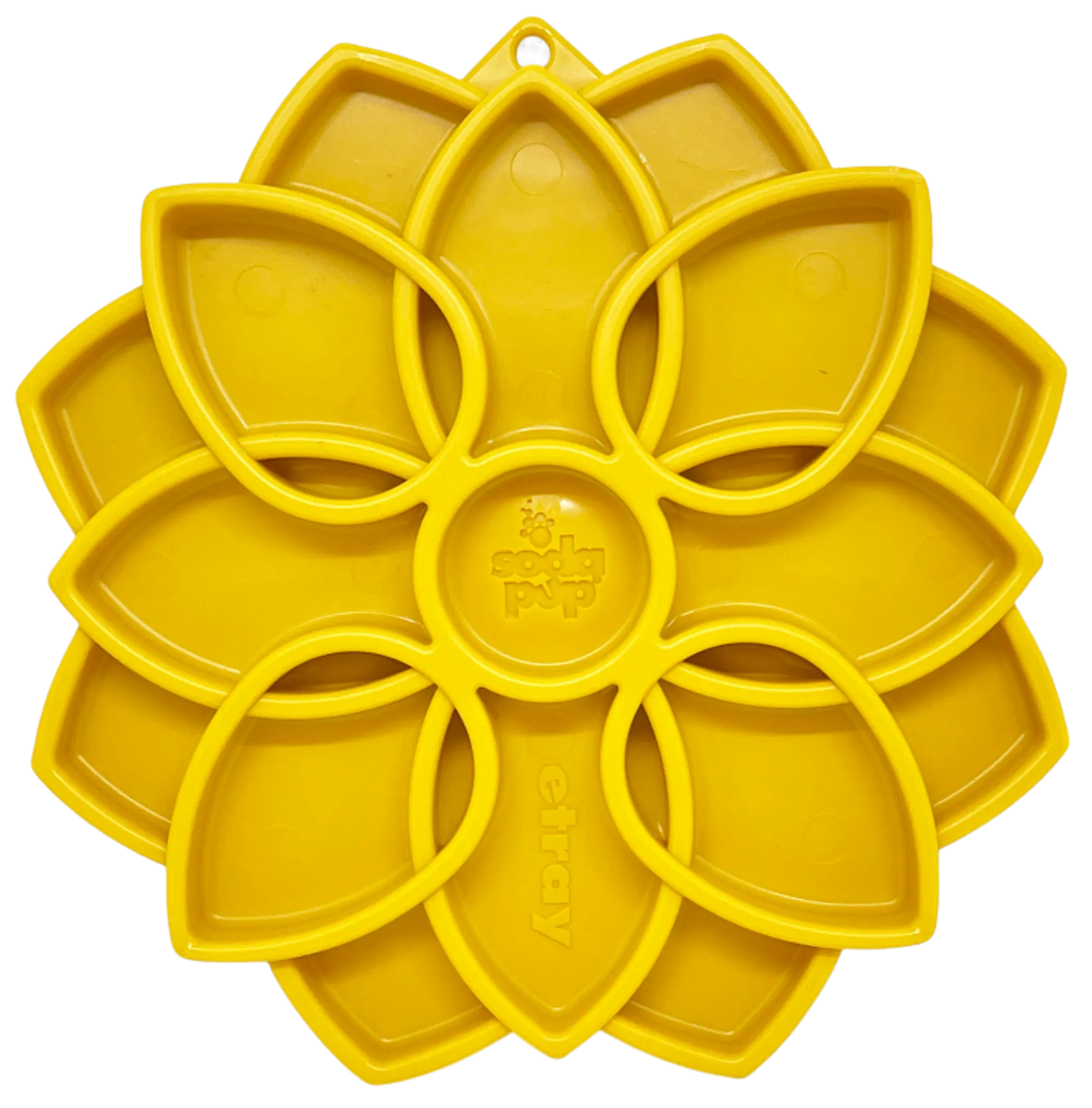 Mandala eTray Shallow Slow Feeder Dog Bowl for Enrichment