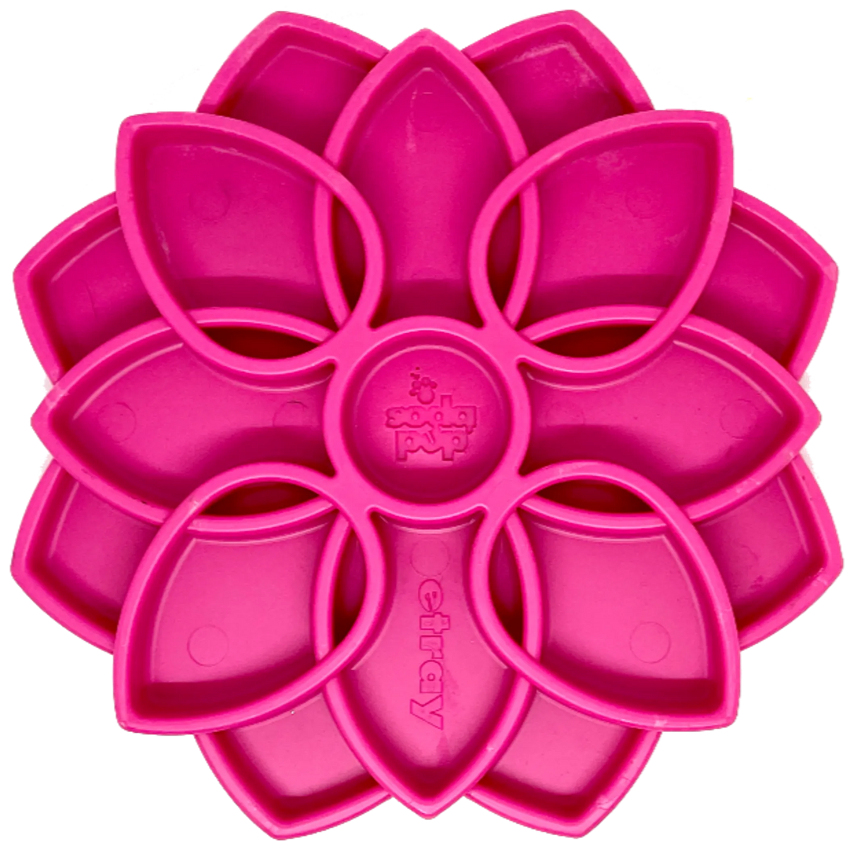 Mandala eTray Shallow Slow Feeder Dog Bowl for Enrichment