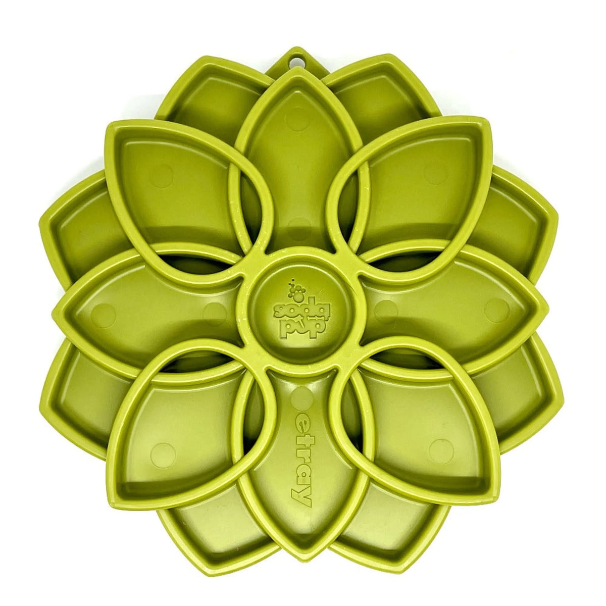 Mandala eTray Shallow Slow Feeder Dog Bowl for Enrichment