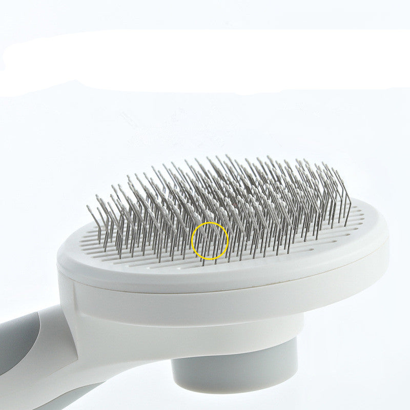 Easy-Release Round Handle Grooming Comb — view 7